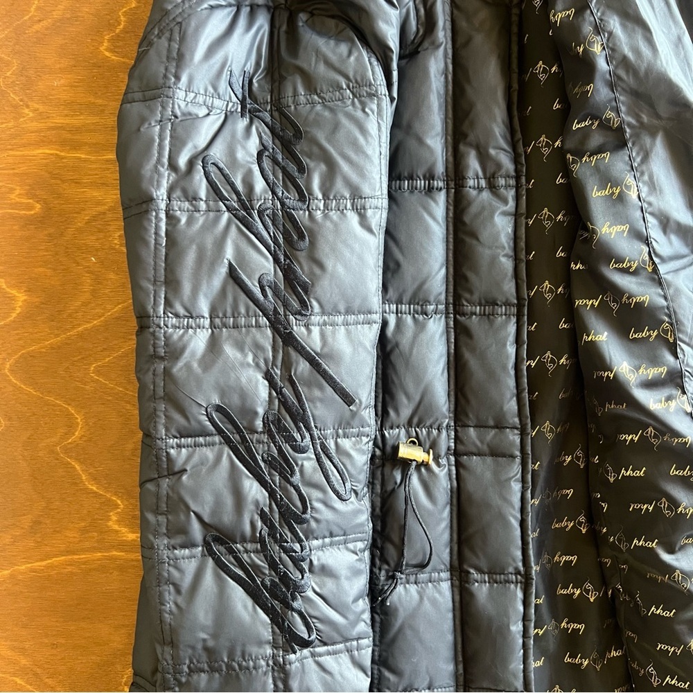Vintage Y2K Baby Phat Black Puffer Jacket - Picture 6 of 10